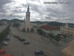 Náměstí, koste sv. Markéty