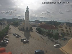 Náměstí, koste sv. Markéty