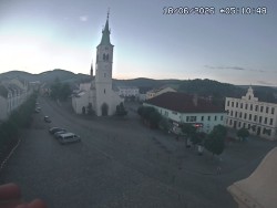 Náměstí, koste sv. Markéty