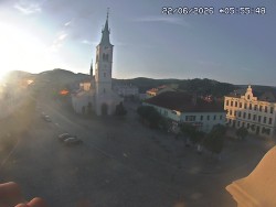 Náměstí, koste sv. Markéty