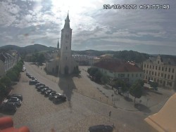 Náměstí, koste sv. Markéty
