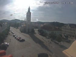 Náměstí, koste sv. Markéty
