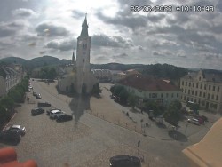 Náměstí, koste sv. Markéty