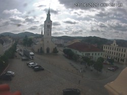 Náměstí, koste sv. Markéty