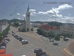 Náměstí, koste sv. Markéty