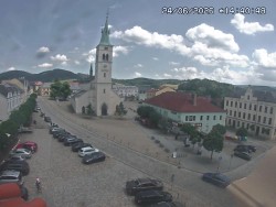 Náměstí, koste sv. Markéty