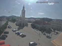 Náměstí, koste sv. Markéty