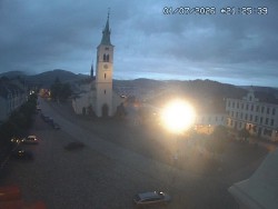 Náměstí, koste sv. Markéty