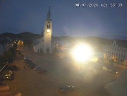 Náměstí, koste sv. Markéty