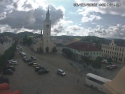 Náměstí, koste sv. Markéty