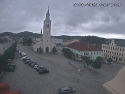 Náměstí, koste sv. Markéty
