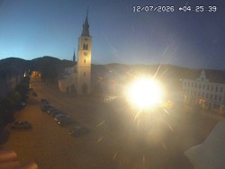 Náměstí, koste sv. Markéty