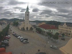 Náměstí, koste sv. Markéty