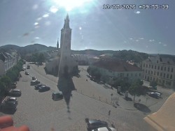 Náměstí, koste sv. Markéty