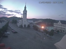 Náměstí, koste sv. Markéty