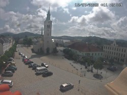 Náměstí, koste sv. Markéty