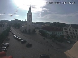 Náměstí, koste sv. Markéty