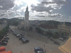 Náměstí, koste sv. Markéty