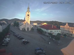 Náměstí, koste sv. Markéty
