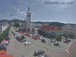 Náměstí, koste sv. Markéty