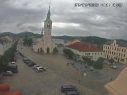 Náměstí, koste sv. Markéty