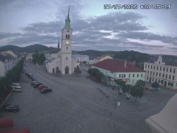 Náměstí, koste sv. Markéty