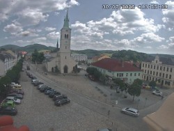 Náměstí, koste sv. Markéty