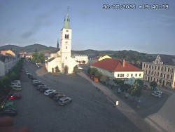 Náměstí, koste sv. Markéty
