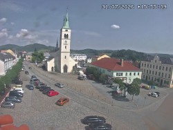 Náměstí, koste sv. Markéty