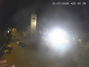 Stadt Kašperské Hory - Platz, Kirche der Heiligen Margareta - 31.7.2026 v 22:45 Stadt Kašperské Hory - Platz, Kirche der Heiligen Margareta - 31.7.2026 v 22:45