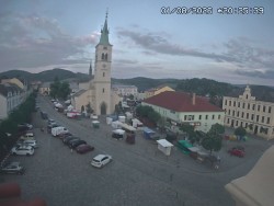 Náměstí, koste sv. Markéty