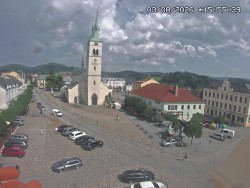Náměstí, koste sv. Markéty