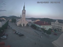 Náměstí, koste sv. Markéty