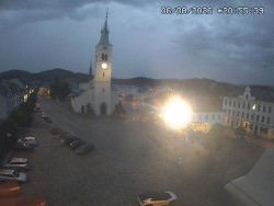 Náměstí, koste sv. Markéty