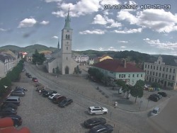 Náměstí, koste sv. Markéty