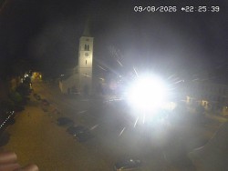 Náměstí, koste sv. Markéty
