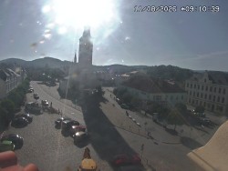 Náměstí, koste sv. Markéty
