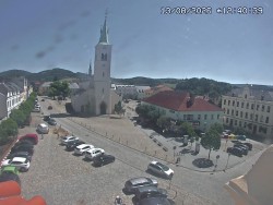 Náměstí, koste sv. Markéty