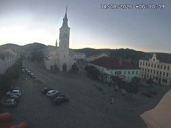 Náměstí, koste sv. Markéty