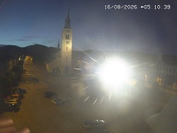 Náměstí, koste sv. Markéty