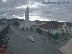 Náměstí, koste sv. Markéty