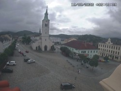 Náměstí, koste sv. Markéty