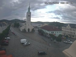 Náměstí, koste sv. Markéty