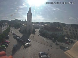 Náměstí, koste sv. Markéty