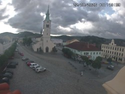 Náměstí, koste sv. Markéty