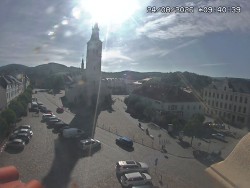 Náměstí, koste sv. Markéty
