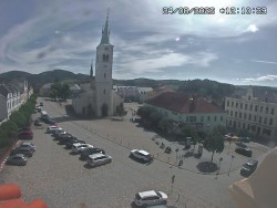 Náměstí, koste sv. Markéty