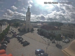 Náměstí, koste sv. Markéty