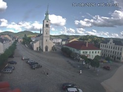 Náměstí, koste sv. Markéty
