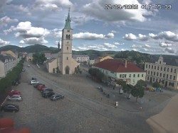 Náměstí, koste sv. Markéty